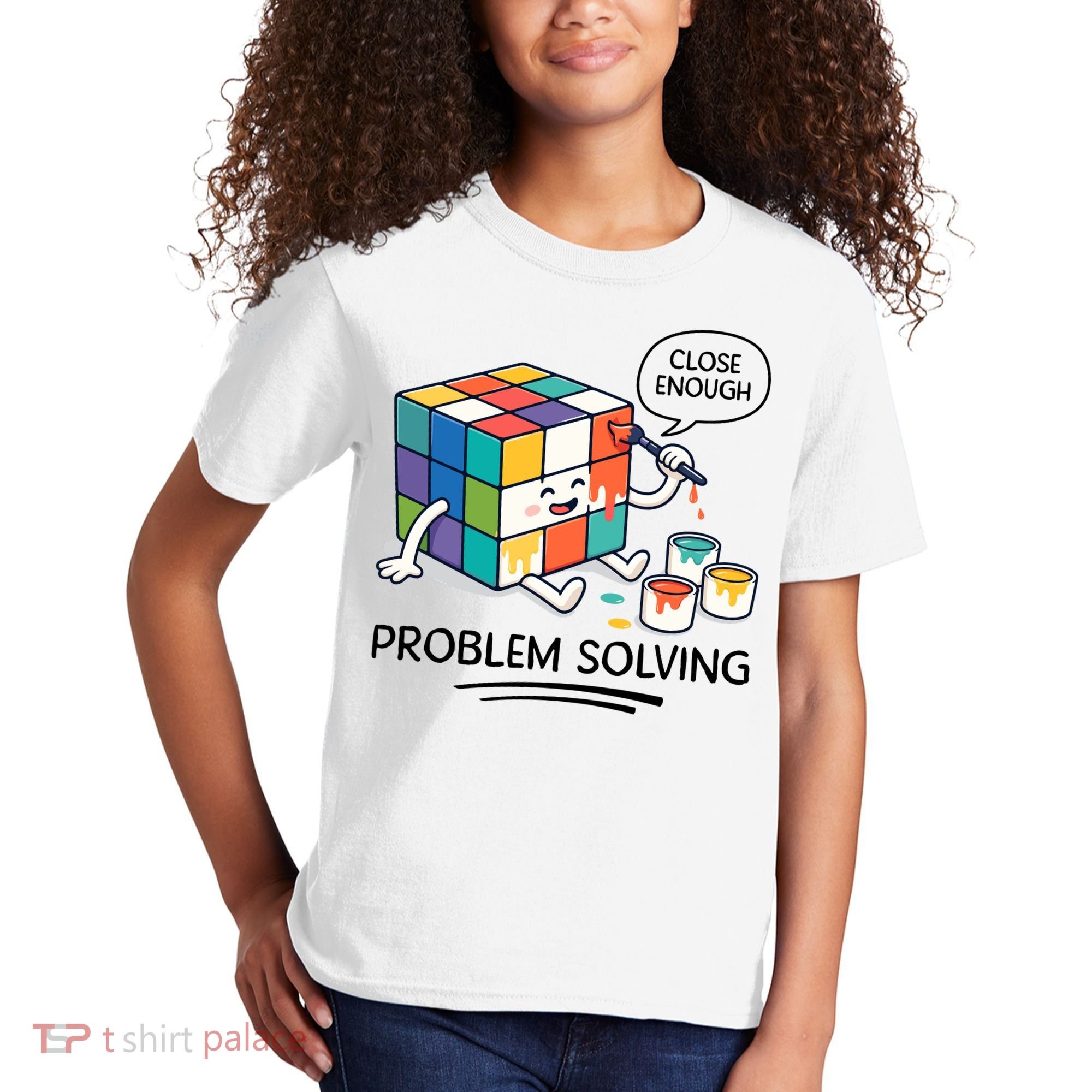 Problem Solving Close Enough Kids T-Shirt