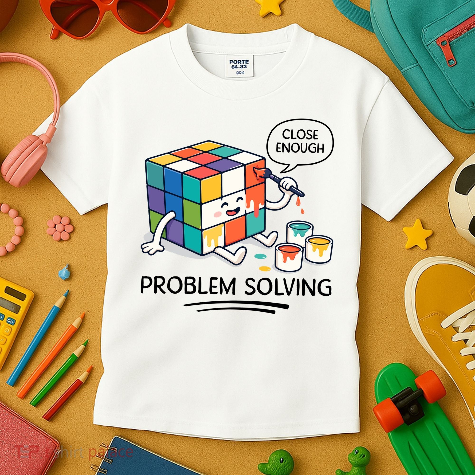 Problem Solving Close Enough Kids T-Shirt