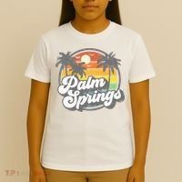 Palm Springs California Beach Retro Vintage Vacation Gift T-Shirt thumb 4