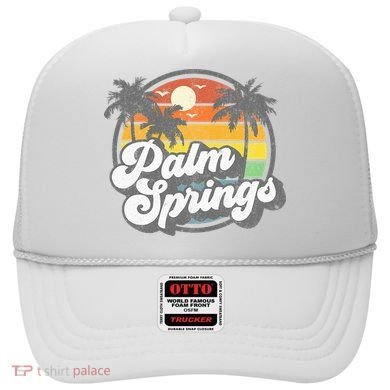 Palm Springs California Beach Retro Vintage Vacation Gift Hat