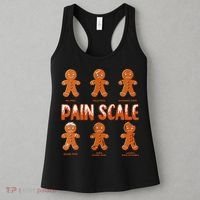 Pain Scale Christmas Nurse Gingerbread Man Pain Assessment Women's Tank Top thumb 3