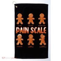 Pain Scale Christmas Nurse Gingerbread Man Pain Assessment Golf Towel thumb 0