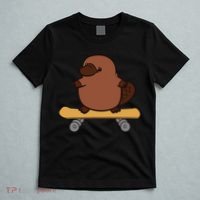 Platypus Skateboard Cute Skateboarding Platypus T-Shirt thumb 5