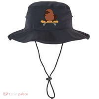 Platypus Skateboard Cute Skateboarding Platypus Bucket Hat thumb 0