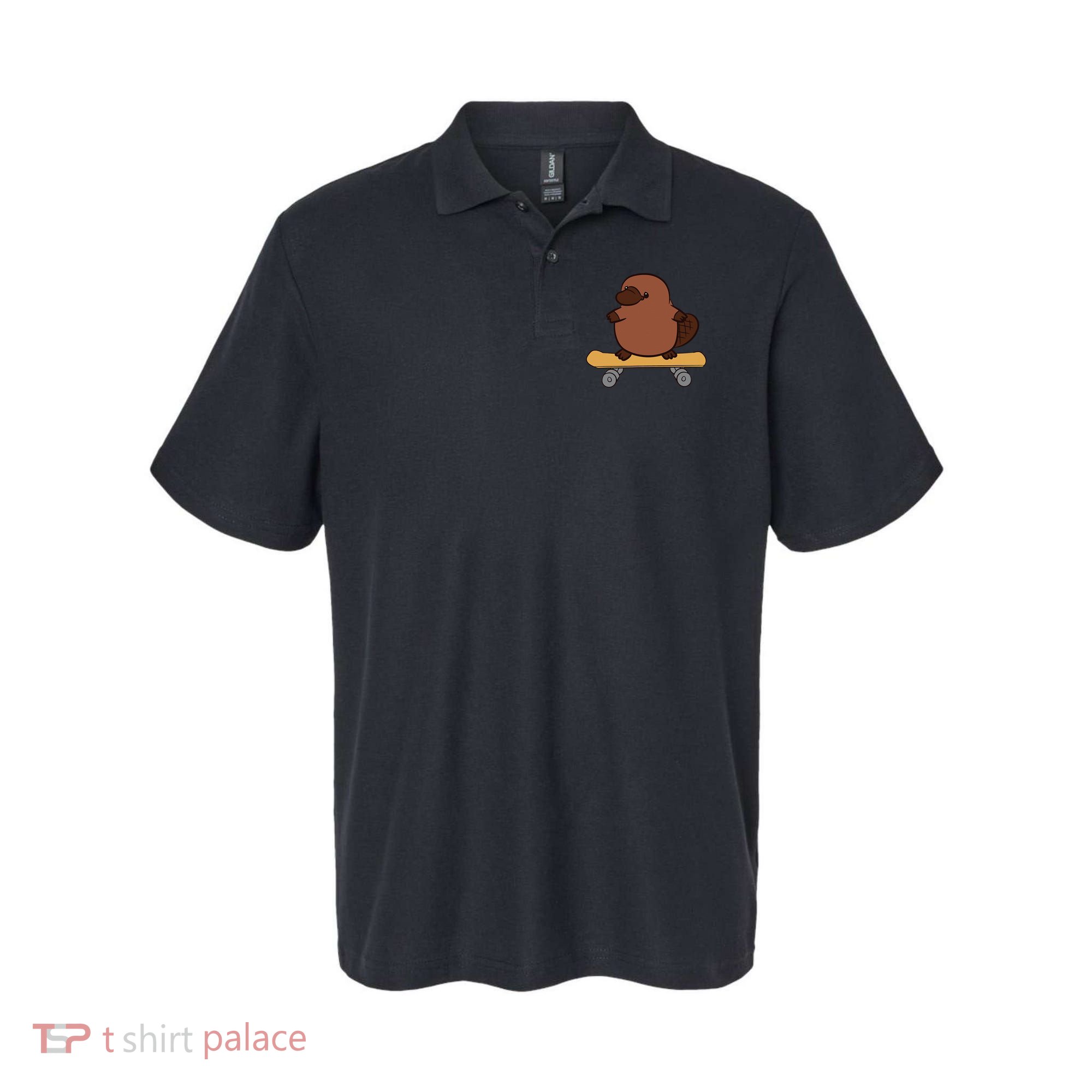 Platypus Skateboard Cute Skateboarding Platypus Polo