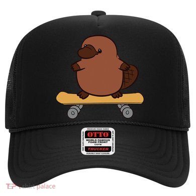 Platypus Skateboard Cute Skateboarding Platypus Hat