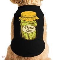 Pickle Slut Canned Pickles Pickle Lovers Pickle Art Doggie Tank thumb 0