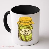 Pickle Slut Canned Pickles Pickle Lovers Pickle Art Coffee Mug thumb 0