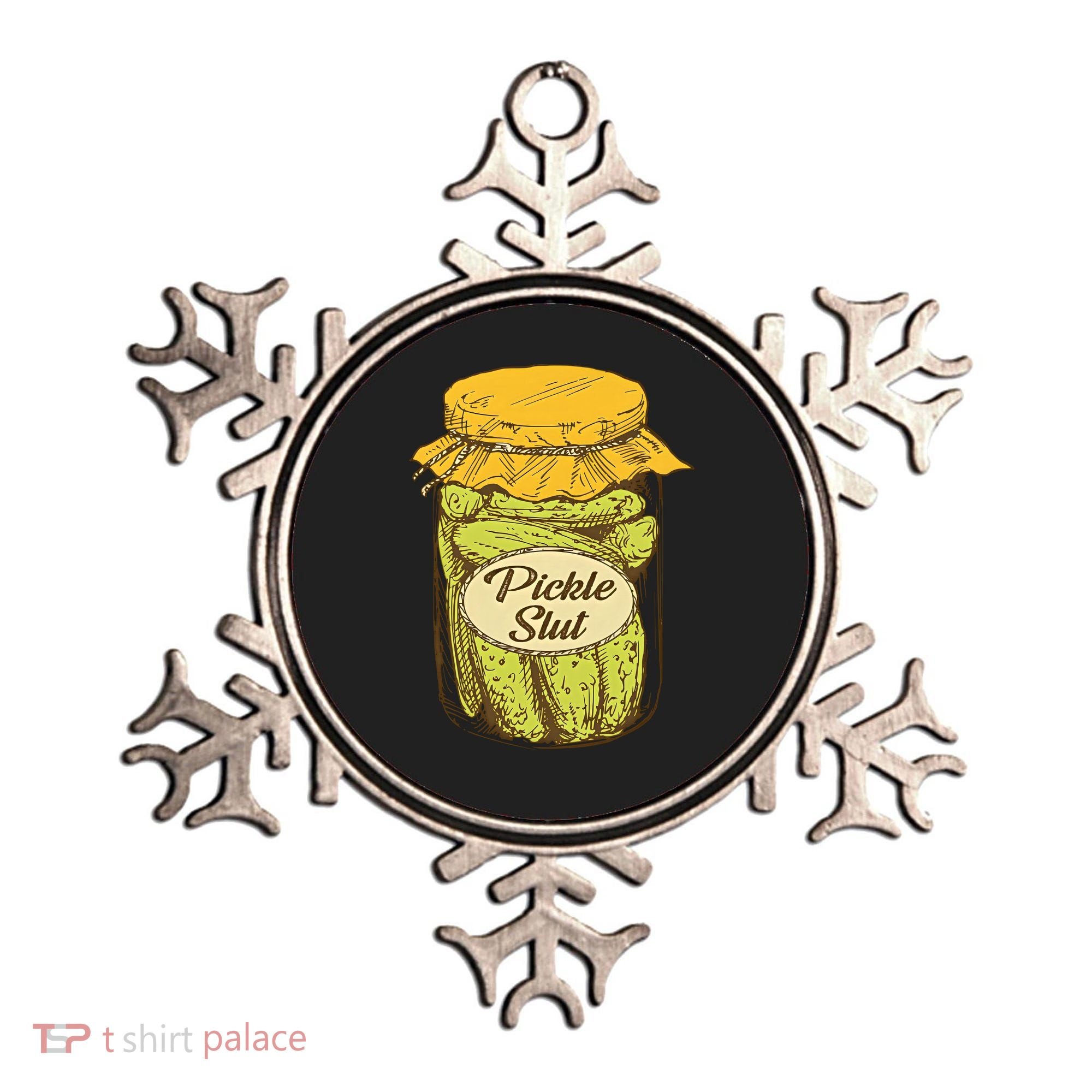 Pickle Slut Canned Pickles Pickle Lovers Pickle Art Ornament