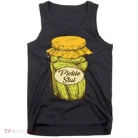 Pickle Slut Canned Pickles Pickle Lovers Pickle Art Tank Top thumb 0
