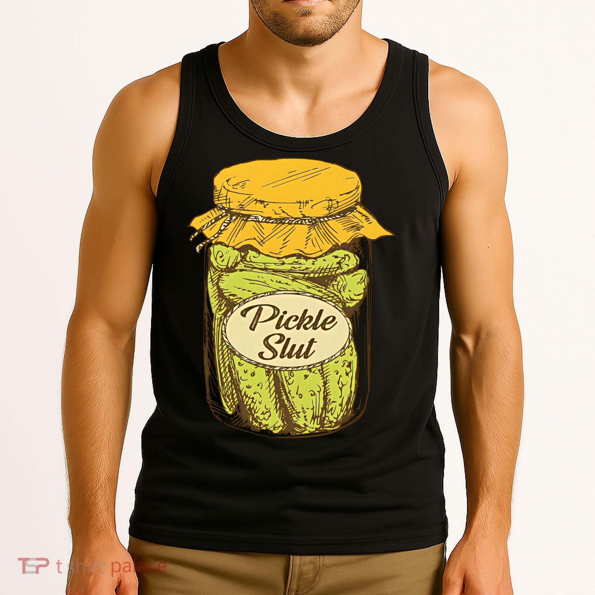 Pickle Slut Canned Pickles Pickle Lovers Pickle Art Tank Top