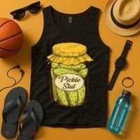 Pickle Slut Canned Pickles Pickle Lovers Pickle Art Tank Top thumb 4