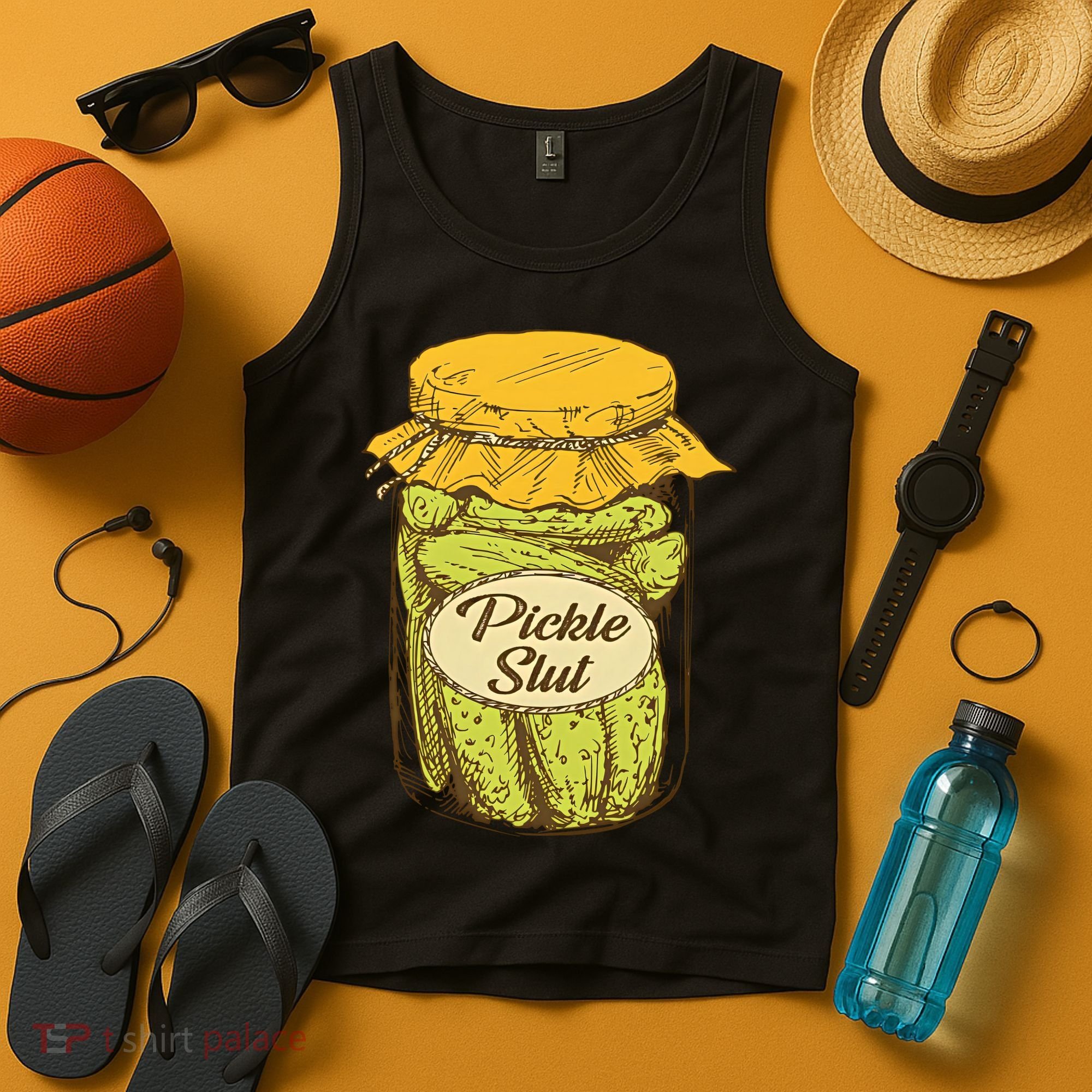 Pickle Slut Canned Pickles Pickle Lovers Pickle Art Tank Top