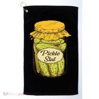 Pickle Slut Canned Pickles Pickle Lovers Pickle Art Golf Towel thumb 0