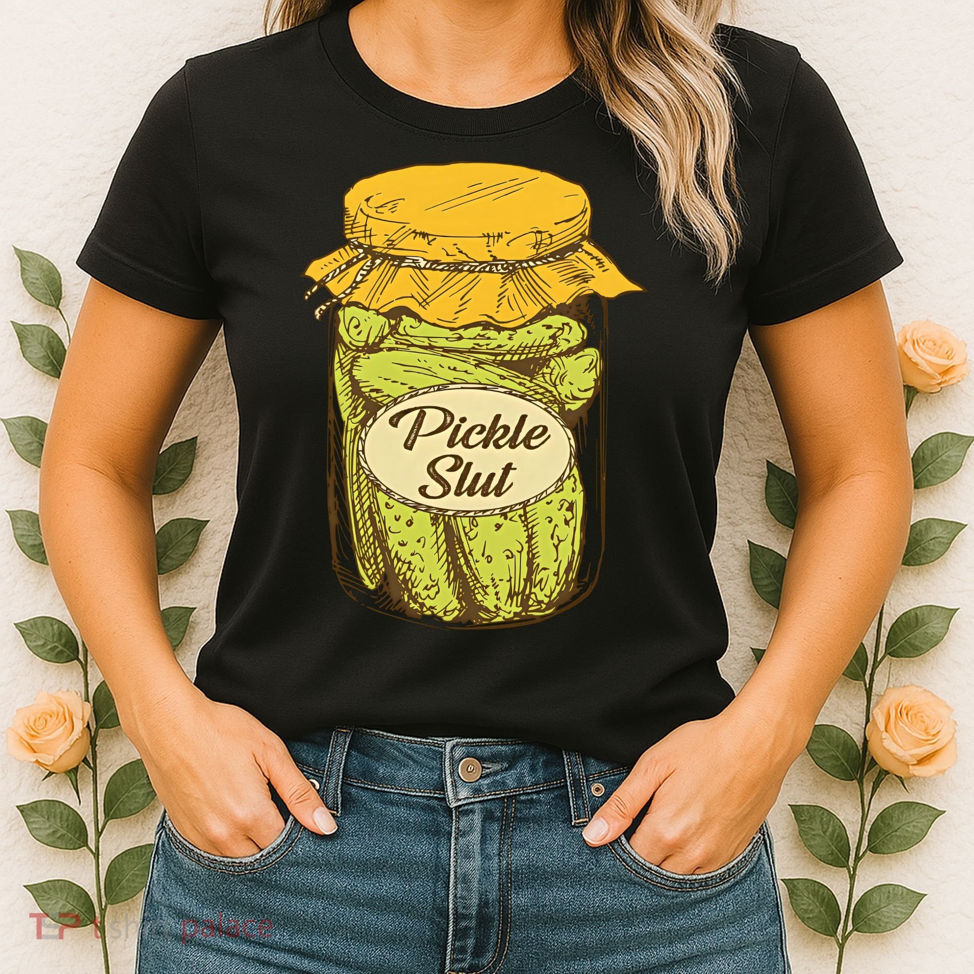 Pickle Slut Canned Pickles Pickle Lovers Pickle Art Women's T-Shirt