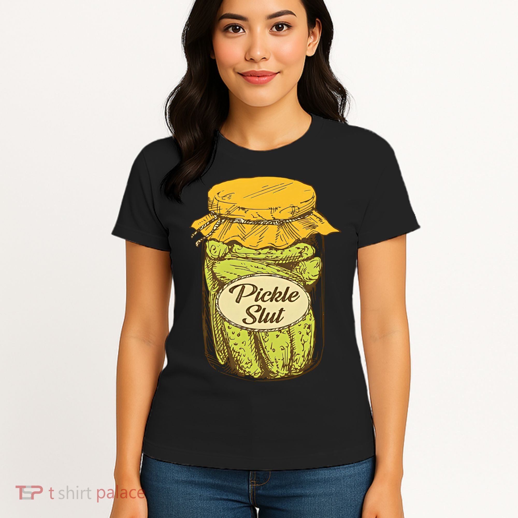 Pickle Slut Canned Pickles Pickle Lovers Pickle Art Women's T-Shirt