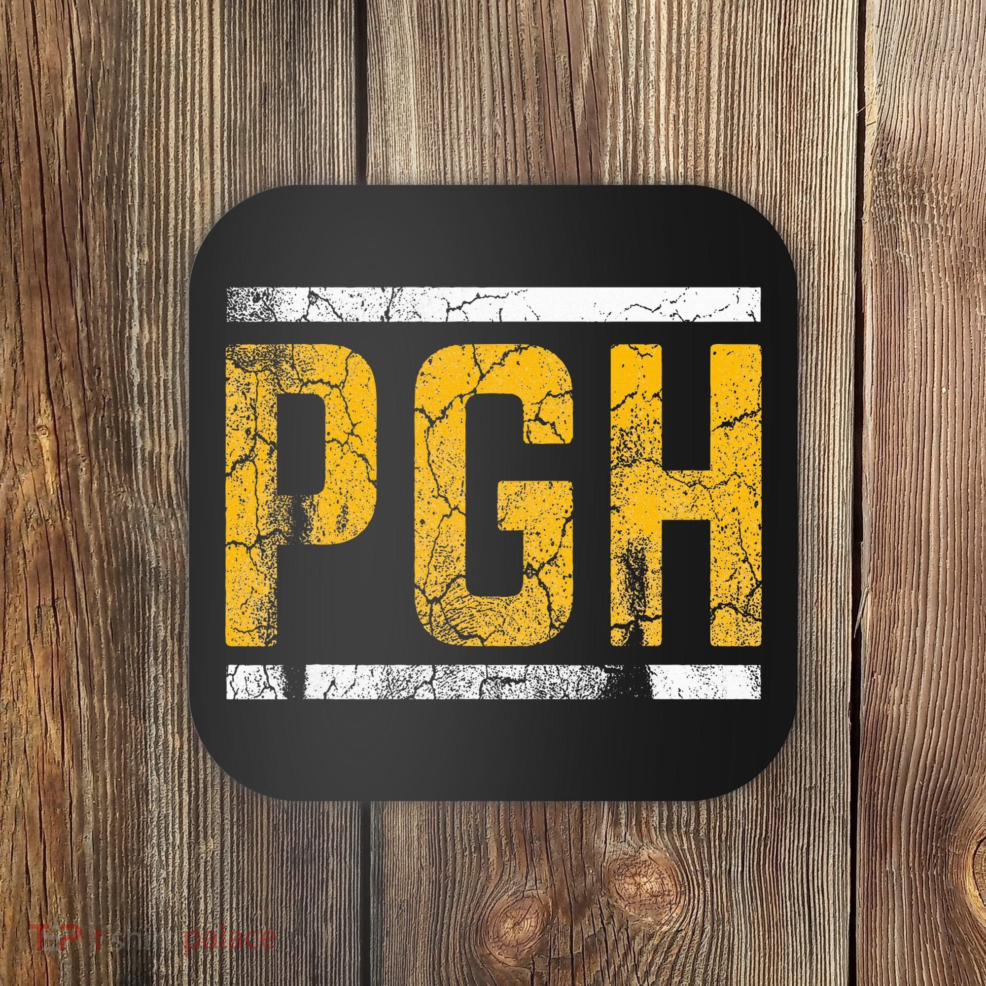 Pittsburgh Steel City Pennsylvania 412 Home Coaster