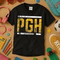 Pittsburgh Steel City Pennsylvania 412 Home Kids T-Shirt thumb 3