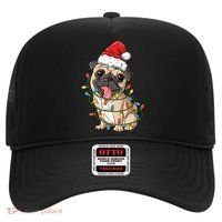 Pug Santa Christmas Tree Lights Xmas Boys Pugmas Dog Dogmas Cool Gift Hat thumb 0