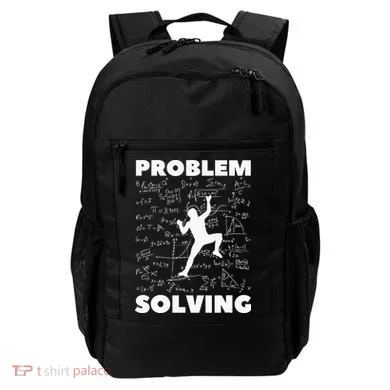 Problem Solving Climber Gift Rock Climbing Bouldering Pun Backpack