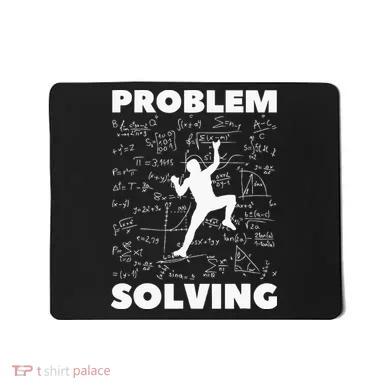 Problem Solving Climber Gift Rock Climbing Bouldering Pun Mousepad