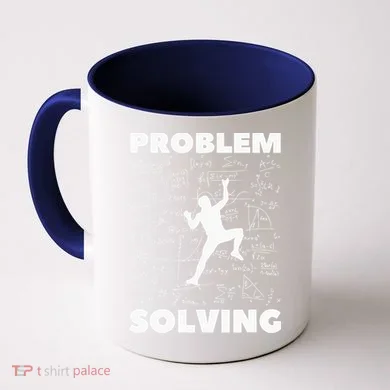 Problem Solving Climber Gift Rock Climbing Bouldering Pun Coffee Mug