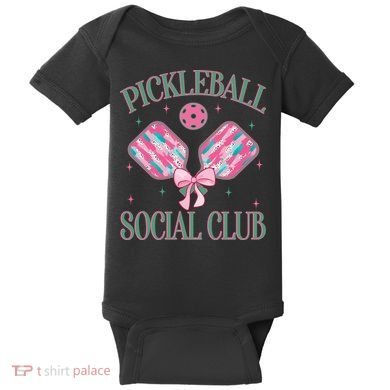 Pickleball Social Club Baby Bodysuit