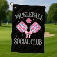 Pickleball Social Club Golf Towel thumb 1