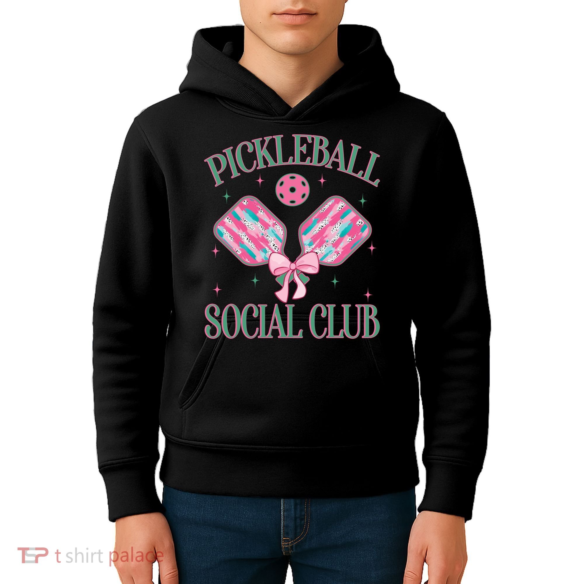 Pickleball Social Club Kids Hoodie