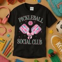 Pickleball Social Club Kids T-Shirt thumb 3
