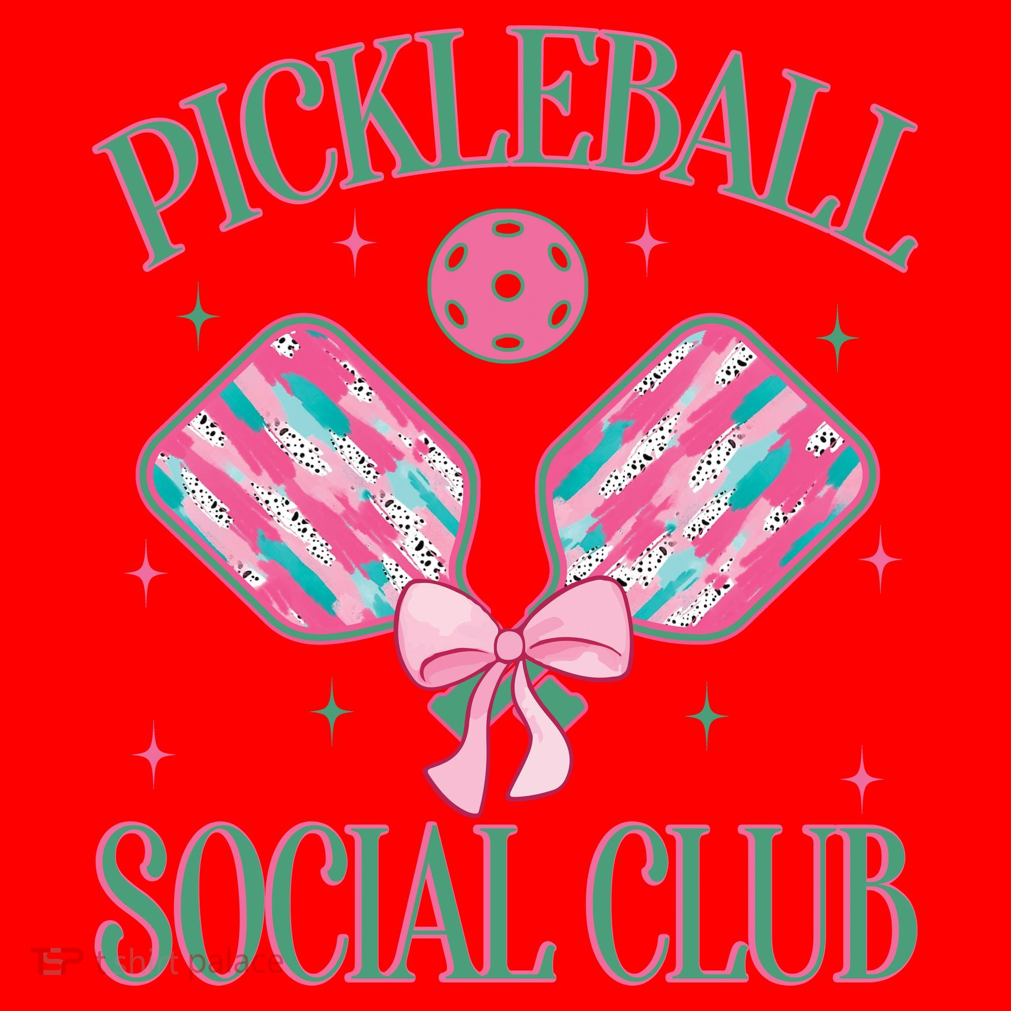Pickleball Social Club Santa Hat