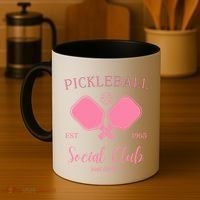 Pickleball Social Club Just Dink It Cute Pickleball Lover Gift Coffee Mug thumb 4