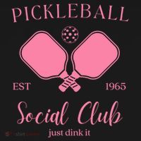 Pickleball Social Club Just Dink It Cute Pickleball Lover Gift Women's Hoodie thumb 2