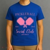 Pickleball Social Club Just Dink It Cute Pickleball Lover Gift T-Shirt thumb 3