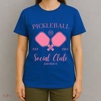 Pickleball Social Club Just Dink It Cute Pickleball Lover Gift T-Shirt thumb 4