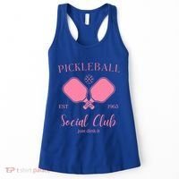 Pickleball Social Club Just Dink It Cute Pickleball Lover Gift Women's Tank Top thumb 0