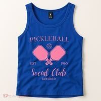 Pickleball Social Club Just Dink It Cute Pickleball Lover Gift Tank Top thumb 2