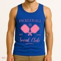 Pickleball Social Club Just Dink It Cute Pickleball Lover Gift Tank Top thumb 3