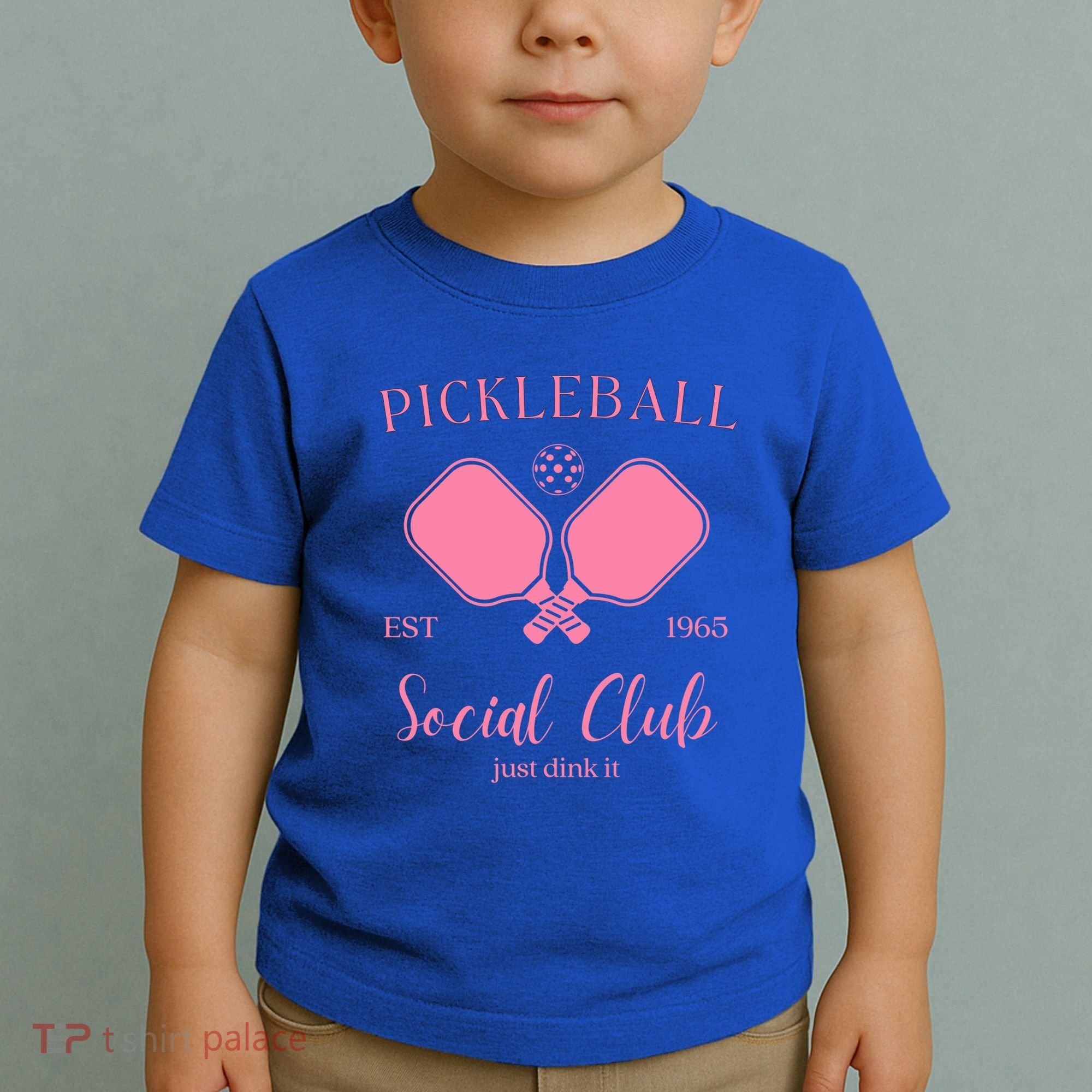Pickleball Social Club Just Dink It Cute Pickleball Lover Gift Toddler T-Shirt