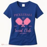 Pickleball Social Club Just Dink It Cute Pickleball Lover Gift Women's T-Shirt thumb 0