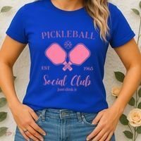 Pickleball Social Club Just Dink It Cute Pickleball Lover Gift Women's T-Shirt thumb 2