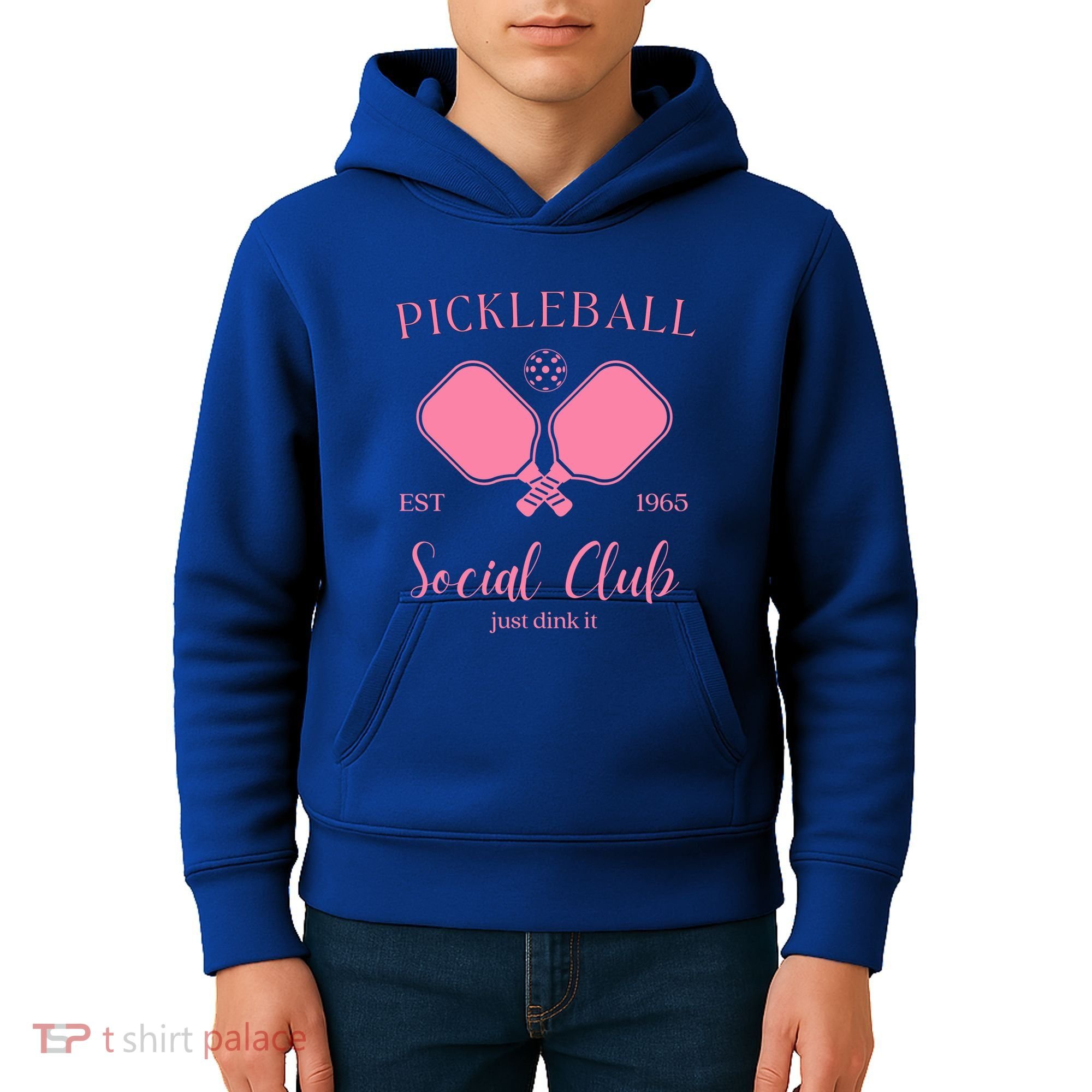 Pickleball Social Club Just Dink It Cute Pickleball Lover Gift Kids Hoodie