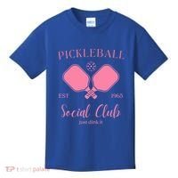 Pickleball Social Club Just Dink It Cute Pickleball Lover Gift Kids T-Shirt thumb 0