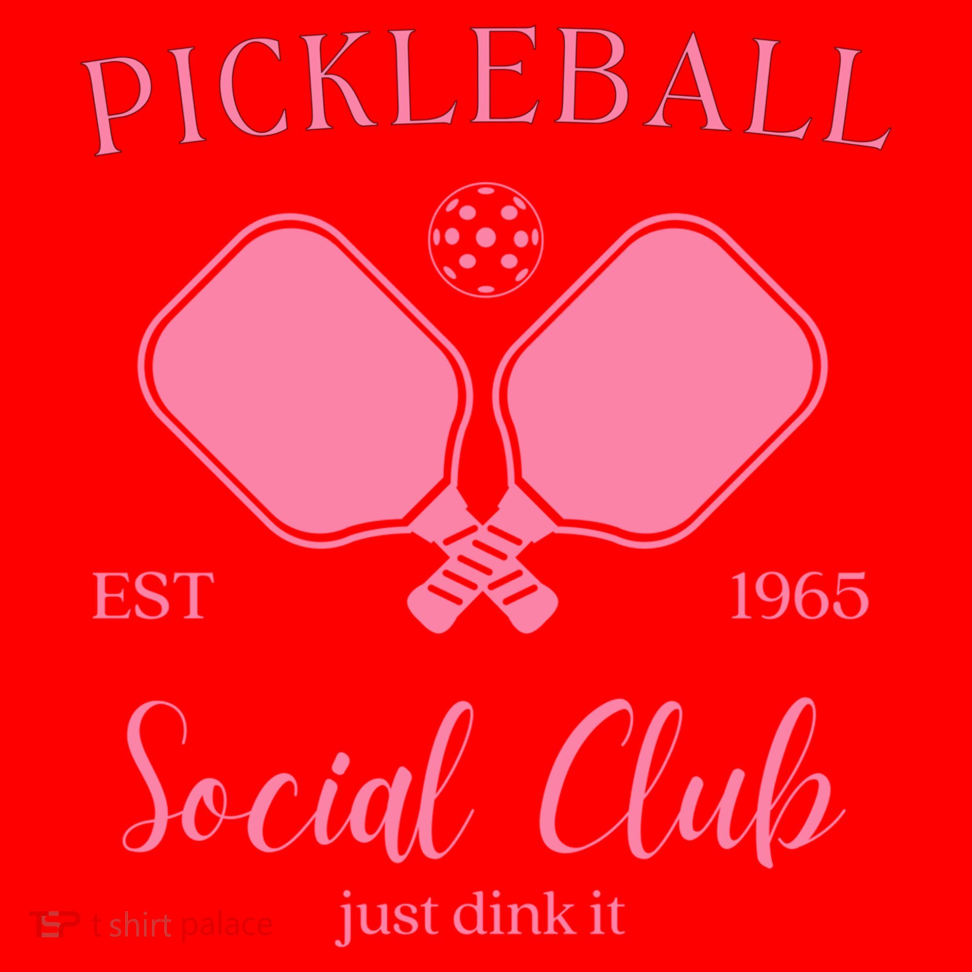 Pickleball Social Club Just Dink It Cute Pickleball Lover Gift Santa Hat