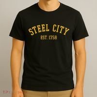 Pittsburgh Steel City Est. 1758 Vintage T-Shirt thumb 3