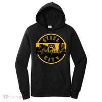 Pittsburgh Steel City Retro Skyline Bridge Pride Women's Hoodie thumb 0