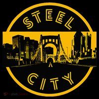 Pittsburgh Steel City Retro Skyline Bridge Pride Women's Hoodie thumb 2