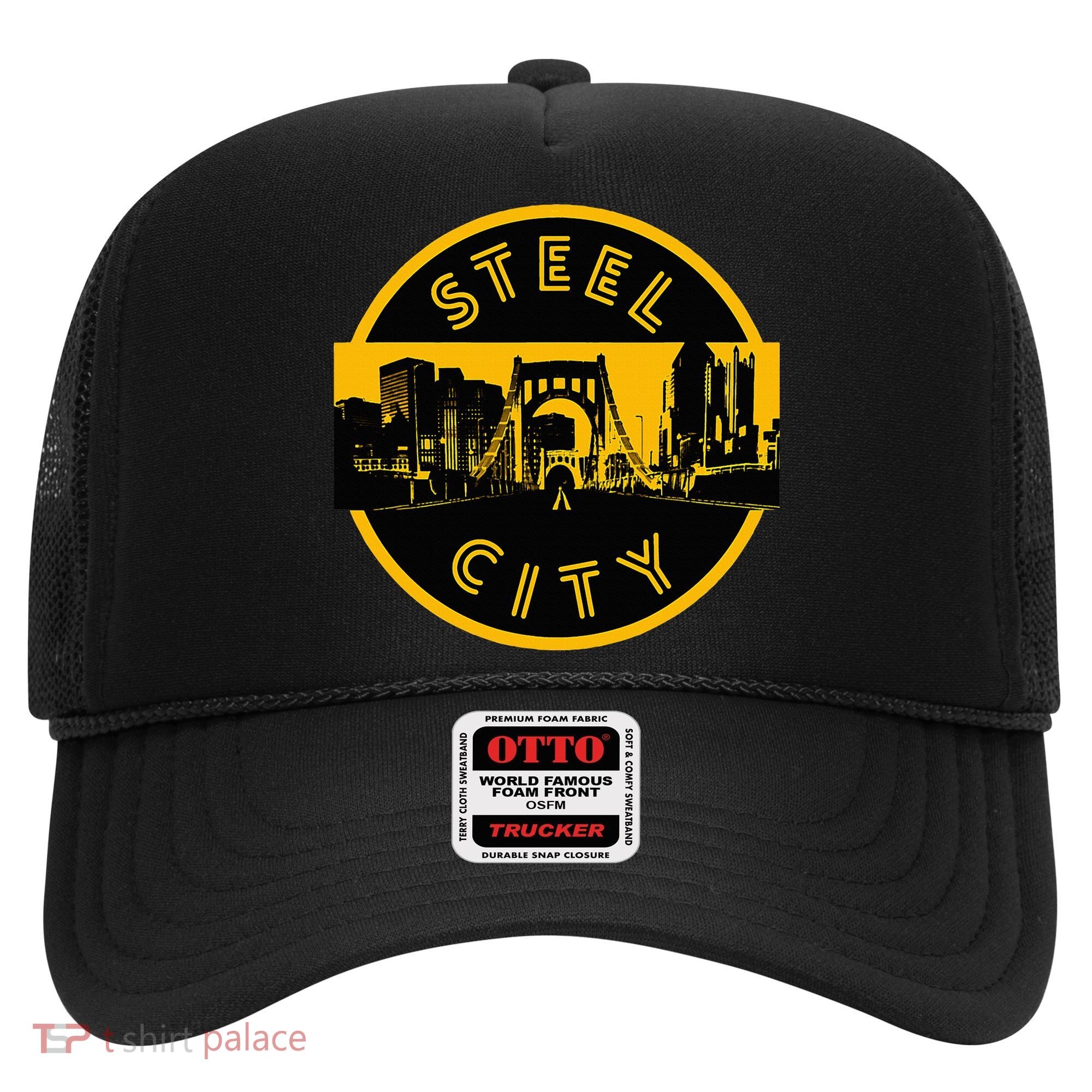Pittsburgh Steel City Retro Skyline Bridge Pride Hat
