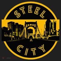 Pittsburgh Steel City Retro Skyline Bridge Pride Hat thumb 2