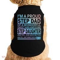 Proud Step Dad Father Day Gift For Stepdad From Stepdaughter Gift Doggie Tank thumb 0